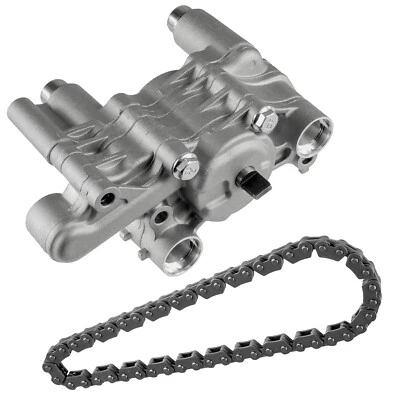 Oil Pump Chain w/ Complete Oil Pump for Honda TRX680FA FourTrax Rincon 2006-2022 - Image 1 of 4