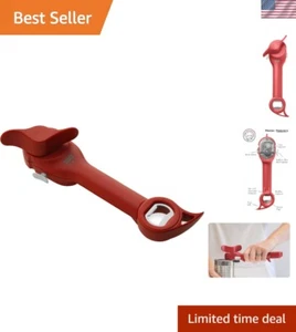 Innovative Red Kitchen Gadget: Auto Safety Opener for All Jar and Bottle Types - Picture 1 of 9