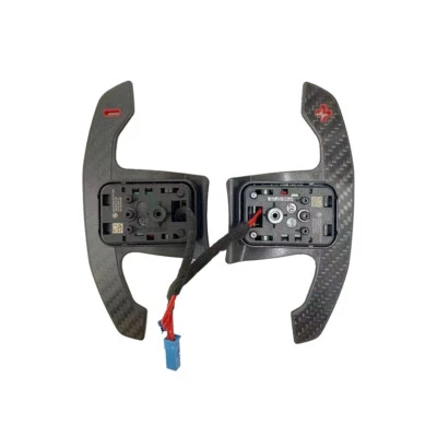 Pair Carbon Fiber Steering Wheel Paddle Shifter For BMW F30 F32 F33 F36 M3 M4 - Image 1 of 4
