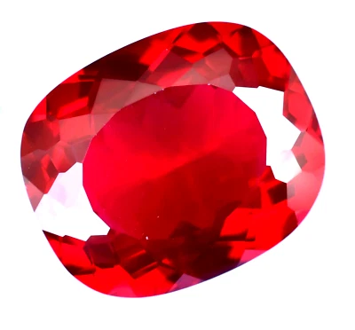 80.30 Ct Natural Mozambique Blood Red Ruby Certified BIG-SIZE Treated Gemstone - Image 1 of 4