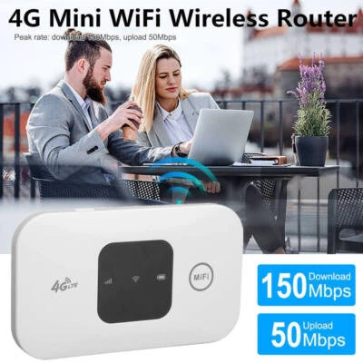 150Mbps 4G LTE-Router Mobiler WLAN-Hotspot Mobiler 4G-LTE-Hotspot-Router WLAN DA - Bild 1 von 4
