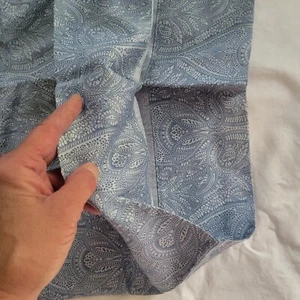Blue Paisley KING Cotton Sateen Pillowcase SET by Raymond Waites UNUSED - Picture 1 of 9