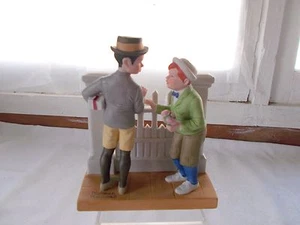 Norman Rockwell Danbury Mint The Rivals Figurine 1980 Porcelain Japan - Picture 1 of 1