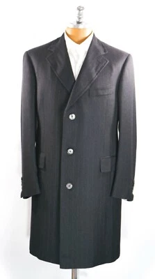 NEW STEFANO RICCI Top Over Coat Eagle Logo Cashmere  Size 40 Us M Eu 50  G660 - Image 1 of 4