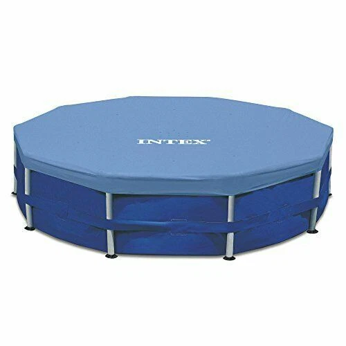 Intex 15' Round Pool Cover for Metal Frame Above Ground Swimming Pools - 28032E - Image 1 of 1