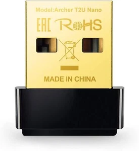 TP-Link Archer T2U Nano WLAN USB Adapter Dualband Stick 300Mbps Wifi Stick AC600 - Bild 1 von 6