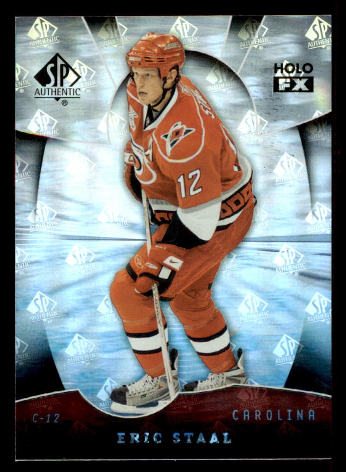 2008-09 SP Authentic Holoview FX #FX50 Eric Staal - Image 1 of 2