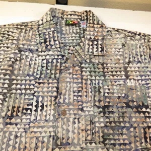 CAMICIA VINTAGE PIPELINE punto singolo HAWAIANA ALOHA California surfista uomo 1X - Foto 1 di 4