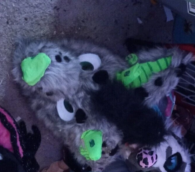 Traje Geeen y hiena gris a la venta!! Foto 1 de 4