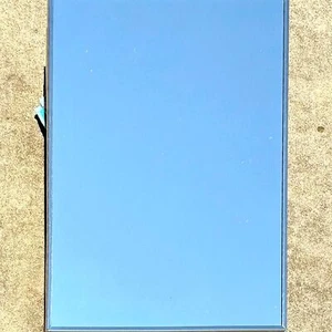 MCM NuTone Retro Clear Glass White Metal Medicine Cabinet Two Glass Shelves - Picture 1 of 6