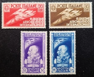 Italien Königreich 1935 Luftfahrtmesse MNH komplette Serie Sass. S.81 - Bild 1 von 2