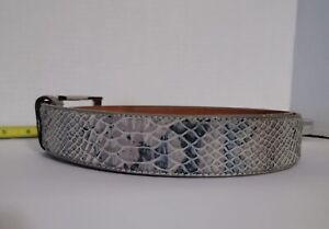 Womens Genuine Leather Belts Alligator Crocodile Embossed 4 Styles Available!