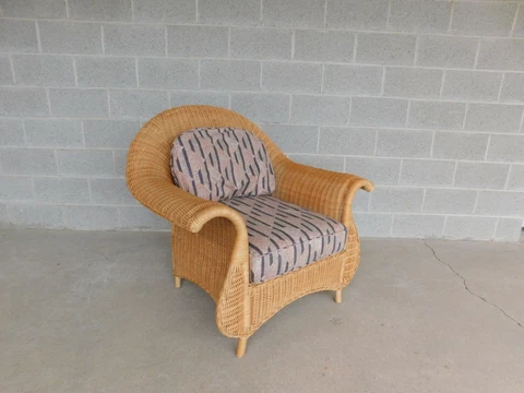 Lane Venture Fan Back Wicker Club Chair Cover