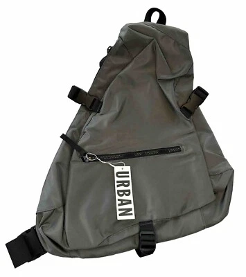 Bolso Bandolera Urban Outfitters City en Gris 20”x16”x6” con Correa Trasera NUEVO Bolso para Libros Foto 1 de 4