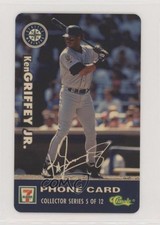 1996 Classic/Sprint 7 Eleven Phone Cards Ken Griffey Jr #5 HOF