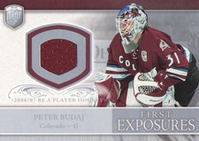 2006-07 Be A Player Portraits Hockey Exposure JERSEY Peter Budaj