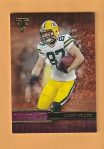 Jordy Nelson Green Bay Packers 2014 Topps Triple Threads púrpura #16/399 5B - Imagen 1 de 2