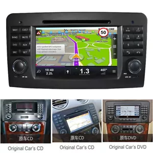 7"Car Media Player for Benz ML W164 GL X164 2005-2012 SWC BT Hands-free WiFi GPS - Picture 1 of 20