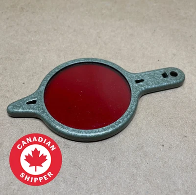 Filtro de seguridad rojo meopta para ampliadores equipo de equipo de cuarto oscuro vintage Foto 1 de 3