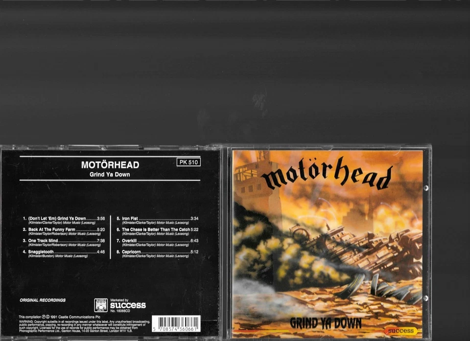 MOTORHEAD - GRIND YA DOWN - CD - VERY RARE - Image 1 of 1