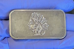 Vintage Washington Mint Indian Cent Design- 1 Troy Oz .999 Fine Silver Bar - Picture 1 of 2
