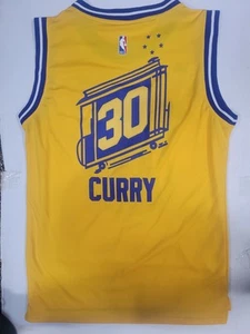 STEPHEN CURRY NBA ADIDAS GOLDEN STATE WARRIORS CLIMACOOL SWINGMAN Jersey L - Picture 1 of 10
