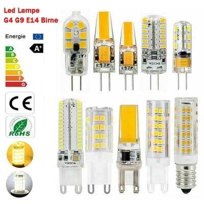 3014 /2835 SMD 7W Led Lampe G4 G9 E14 Birne 2W 3W 5W 6W COB Licht AC/DC 12V 220V - Immagine 1 di 2
