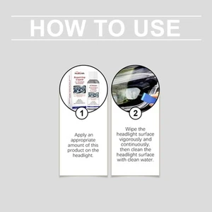 Headlight Retreader Spray UV Protection Light Transmittance Easy Durable - Picture 1 of 5