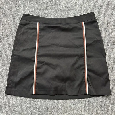 Greg Norman Womens Skort Size 8 Black Stretch Side Zip Activewear - Image 1 of 4