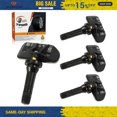 Tire Pressure Sensor For GMC Sierra 1500 2022-2024 4PCS 13542523 13533166 433MHZ - Image 1 of 4