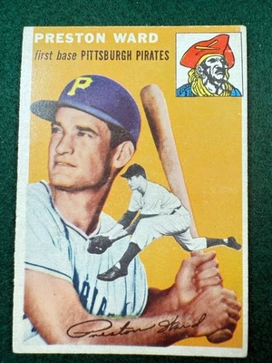 1954 Topps - Preston Ward #72 Pittsburgh Pirates EX+ mild OC, vibrant color - Image 1 of 4