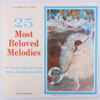 Various – 25 Most Beloved Melodies - 1968 12" LP Vinyl Record All Disc BMN - Image 1 of 4