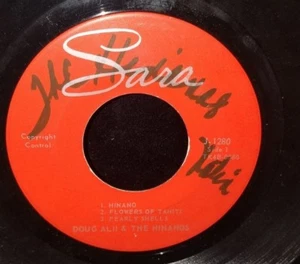 DOUG ALII & THE HINANOS 45 ep RECORD SARA RECORDS RARE HAWAIIAN  - Picture 1 of 2