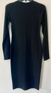 STYLOVE BLACK LONG SLEEVE BODYCON DRESS, MADE IN POLAND, SIZE M -NWT! - Picture 1 of 4