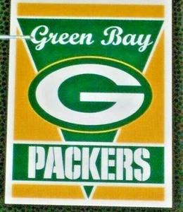 NFL Green Bay Packers 28"x40" Vertical House Flag 1 Sided Image Fremont Die - Picture 1 of 2