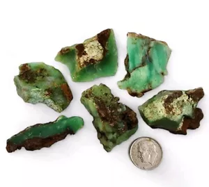 Chrysoprase Crystal Natural Pieces Australia 61.2 grams - Picture 1 of 2