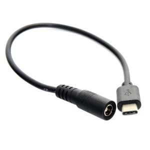 USB 3.1 Type C USB-C to DC 5.5 2.5mm Power Jack Extension Charge Cable Type-C - Picture 1 of 7