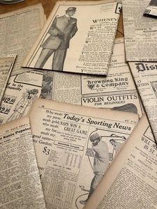 1908 ORIGINAL St Paul MN DISPATCH PAGES-LOT OF 27 PAGES-SPORTS-THEATER-FUN READ - Picture 1 of 11