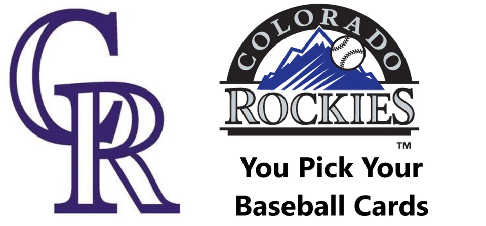 You Pick Your Cards - Colorado Rockies Team - MLB Baseball Card Selection A - Image 1 of 1