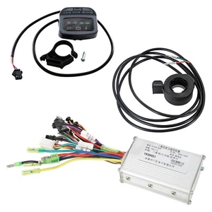 36V/48V Brushless Motor Controller Throttle Display Electric Bicycle E Bike Quad - Picture 1 of 10