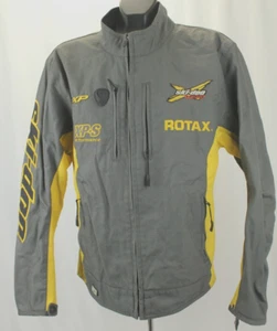 SKI-DOO BRP BOMBARDIER ROTAX XPS PERFORMANCE GREY SNOWMOBILE JACKET SIZE S VGC! - Picture 1 of 6
