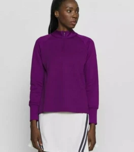 Nike Womens XXL Long Sleeve 1/2 Zip Golf Top Therma Victory Purple CU0817 502 - Picture 1 of 4