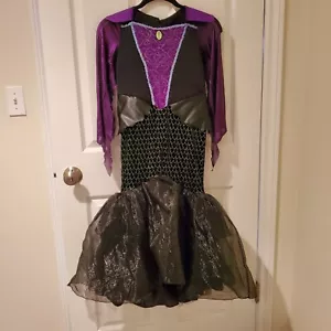 Disney Villains Maleficent Dress Halloween Costume M(8-10) - Picture 1 of 3