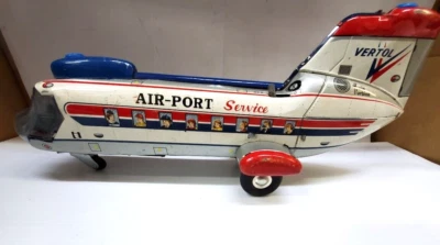 VERTOL TWINTURBINE AIRPORT SERVICE HELICOPTER, ALPS, JAPAN 1960s HELICOPTER RARE - Изображение 1 из 4