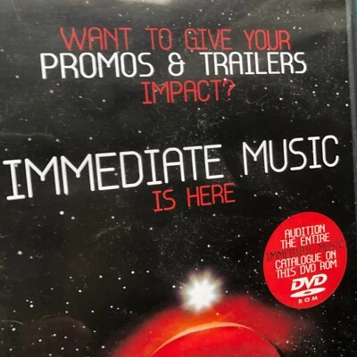 IMMEDIATE MUSIC PROMOS TRAILERS Film Soundtrack Music DVD-ROM Sci-Fi Horror Epic - Image 1 of 4