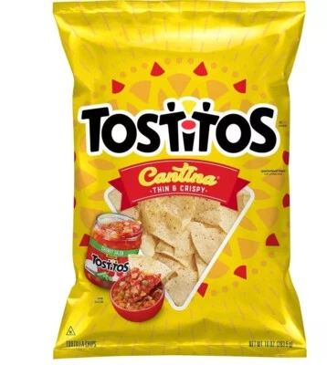 Tostitos CANTINA FINO Y CRUJIENTE Tortilla Chips Snacks 10 OZ (1 Bolsa) Foto 1 de 4