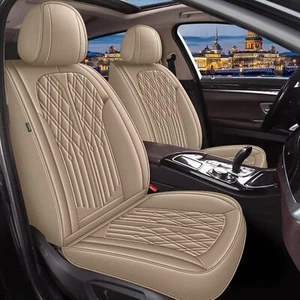 Faux Leather Car 5-Seat Cover Full Set Protector Pad For KIA K900 2015-2020 - Picture 1 of 7
