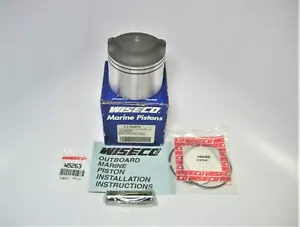 Wiseco 3176P3 74-78 Johnson Evinrude OMC Crossflow 85HP Outboard Piston Kit - Picture 1 of 10