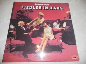 Boston Pops "Fiedler In Rags" 1974 LP Pop Class Oz Polydor 2391144 NM            - Picture 1 of 4