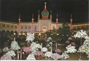 Blumenfest, Tivoli, Kopenhagen, Dänemark --POSTKARTE - Bild 1 von 2